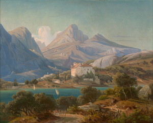 Lot 6121, Auction  117, Rötteken, Carl Johann Friedrich Adolf, Castel Toblino am Tobliner See bei Trient