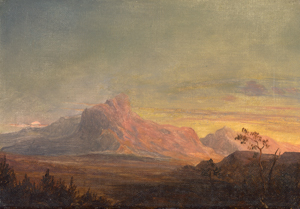 Lot 6123, Auction  117, Petzholdt, Ernst Christian Frederik, Die Sabiner Berge bei Rom im Abendlicht