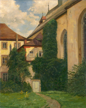 Lot 6187, Auction  117, Hilgers, Adolf, Im Garten der Abtei Corvey