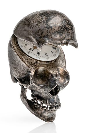 Lot 6339, Auction  117, Englisch oder Holländisch, um 1810. Memento Mori-Taschenuhr 