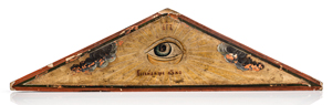 Lot 6428, Auction  117, Russisch, 19. Jh. Das allsehende Auge Gottes