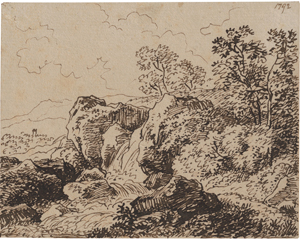 Lot 6954, Auction  117, Kobell, Franz, Felsige Landschaft