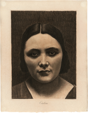 Lot 8240, Auction  117, Chiesa, Pietro, Ombre (Portrait de Femme)