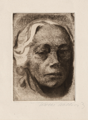 Lot 8357, Auction  117, Kollwitz, Käthe, Selbstbildnis