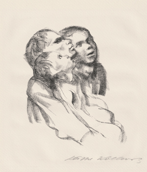 Lot 8365, Auction  117, Kollwitz, Käthe, Zuhörende