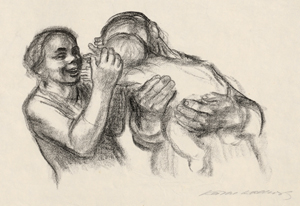 Lot 8369, Auction  117, Kollwitz, Käthe, Mutterglück (Eltern mit Kind)