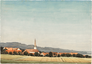 Lot 8384, Auction  117, Lenk, Franz, Pfrungen (Schwäbisches Dorf)