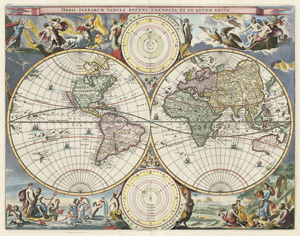 Lot 37, Auction  118, Stoopendahl, Daniel, Orbis terrarum tabula recens emendata