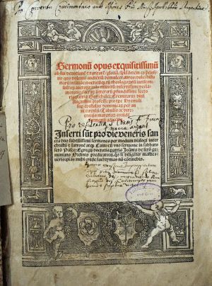 Lot 1057, Auction  118, Hollen, Gottschalk, Sermonum opus exquisitissimum