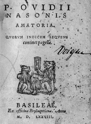 Lot 1071, Auction  118, Ovidius Naso, Publius, Amatoria