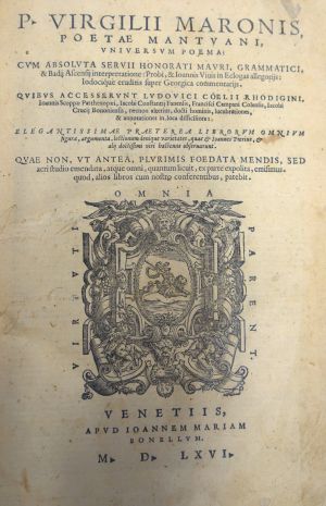 Lot 1085, Auction  118, Vergilius Maro, Publius, Universam poema