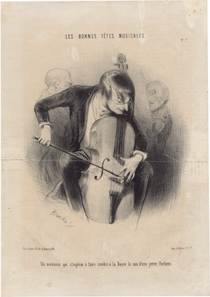 Lot 2779, Auction  118, Bouchot, Frédéric, Un monsieur qui s'ingénie à faire rendre à la Basse 