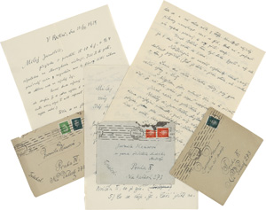 Lot 3046, Auction  118, Kisch, Egon Erwin, 3 e. Briefe Berlin, 1. und 14 Oktober, 22 November 1929.