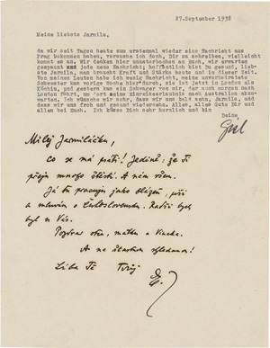 Lot 3097, Auction  118, Kisch, Egon Erwin, Eigenhänder Brief. 