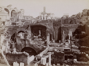 Lot 4080, Auction  118, Rome, Views of the excavation of the Forum Romanum