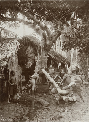 Lot 4099, Auction  118, Vietnam, Various scenes of street life and group portraits in Vietnam