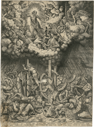 Lot 5042, Auction  118, Cock, Hieronymus, Das Märtyrium der hl. Katharina (Himmel und Hölle)