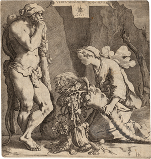 Lot 5086, Auction  118, Gheyn III, Jacques de, Herkules und Fortuna
