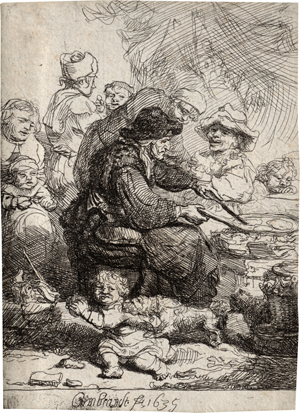 Lot 5154, Auction  118, Rembrandt Harmensz. van Rijn, Die Pfannkuchenbäckerin