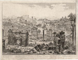 Lot 5569, Auction  118, Piranesi, Giovanni Battista, Veduta di Campo Vaccino