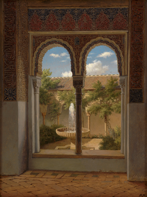 Lot 6085, Auction  118, Hansen, Heinrich, Motiv aus der Alhambra in Granada