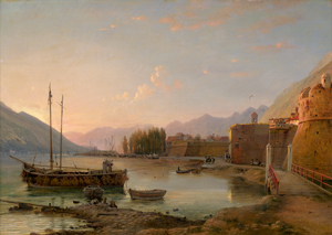 Lot 6089, Auction  118, Gurlitt, Louis, Blick auf die venezianische Festung von Kotor