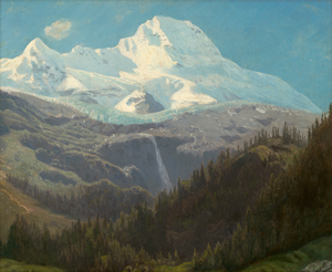 Lot 6105, Auction  118, Schirmer, Johann Wilhelm - zugeschrieben, Schmadribachfall und Tschingelhorn im hinteren Lauterbrunnental im Berner Oberland in den Schweizer Alpen