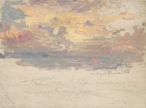 Lot 6191, Auction  118, Potthast von Minden, Olga, Wolkenstudie