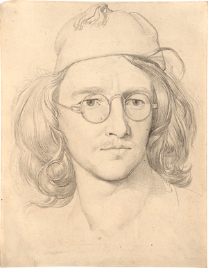 Lot 6370, Auction  118, Führich, Joseph von, Selbstbildnis mit Brille