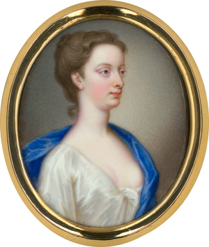 Lot 6462, Auction  118, Zincke, Christian Friedrich, Portrait Miniatur der Isabella Duchess of Manchester im Halbprofil