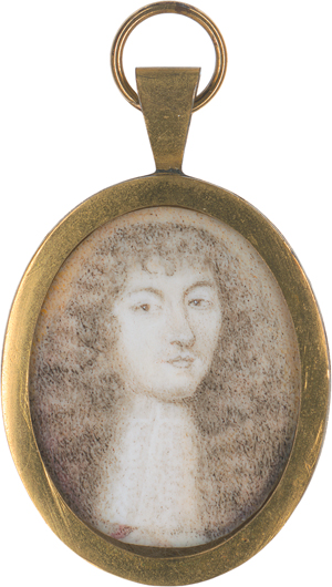 Lot 6578, Auction  118, Europäisch, Miniatur Portrait des Königs Ludwig XIV. von Frankreich
