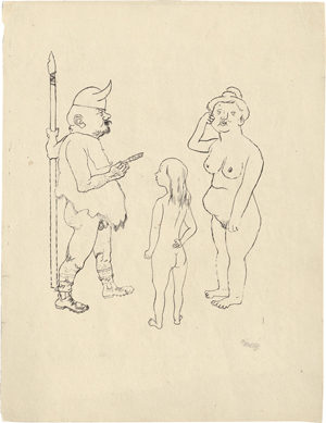 Lot 8053, Auction  118, Grosz, George, Richard Wagner Gedenkblatt, aus: Ecce Homo