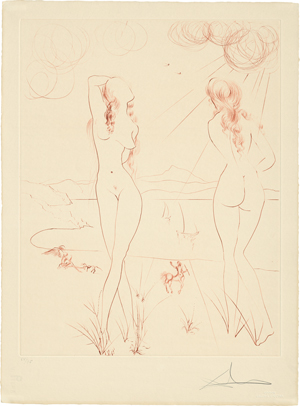 Lot 8145, Auction  118, Dalí, Salvador, Espejo Vivo (Lebender Spiegel)