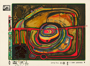 Lot 8192, Auction  118, Hundertwasser, Friedensreich, Die fünfte Augenwaage