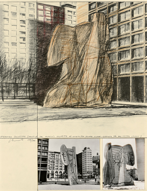 Lot 8213, Auction  118, Christo, Wrapped Sylvette, Projekt für das Washington Square Village, New York