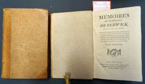 Lot 57, Auction  119, Berwick, James Fitzjames of, Mémoires, écrits par lui-même. 