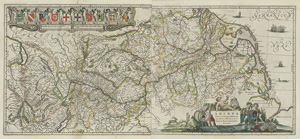 Lot 60, Auction  119, Blaeu, Willem Janszoon, Rhenus fluviorium europae celeberrimus