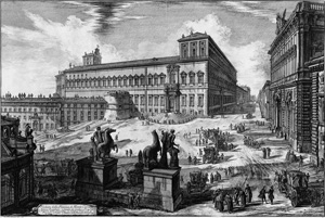 Lot 96, Auction  119, Piranesi, Giovanni Battista, Veduta della Piazza di Monte Cavallo