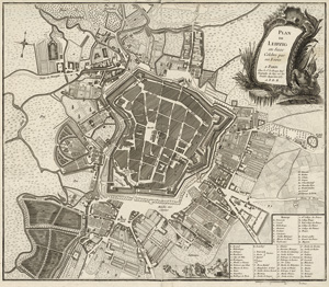 Lot 139, Auction  119, Le Rouge, Georges-Louis, Plan de Leipzig en Saxe celebre par ses foires