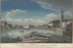 Lot 196, Auction  119, Rosenberg, Johann Georg, Vue de la Maison des Orphelins et des environs