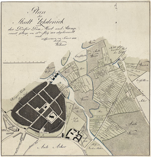 Lot 201, Auction  119, Zehdenick, Plan der Stadt Zehdenick 