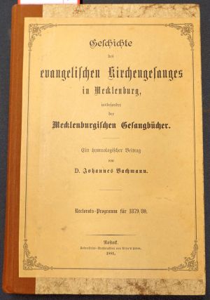 Lot 214, Auction  119, Konvolut von 6 Werken, zum Thema Musik in Mecklenburg-Vorpommern