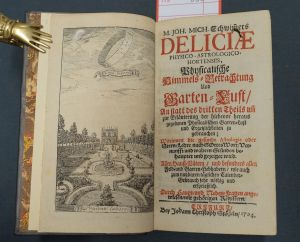 Lot 358, Auction  119, Schwimmer, Johann Michael, Deliciae physico-astrologico-hortenses