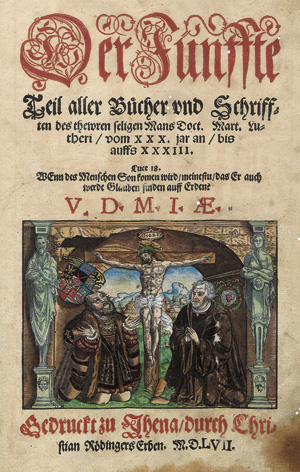 Lot 1040, Auction  119, Luther, Martin, Opera germanica