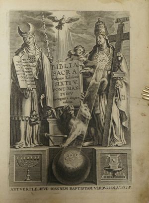 Lot 1072, Auction  119, Biblia sacra vulgatae, editionis Sixti V. & Clementis VIII. recognita