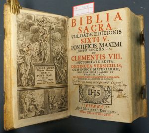 Lot 1073, Auction  119, Biblia sacra vulgatae, editionis Sixti V. Pontificis Maximi 
