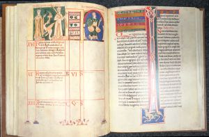 Lot 1364, Auction  119, Codex Guta-Sintram, Le, Manuscrit 37 de la Bibliothèque du Séminaire in Straßburg