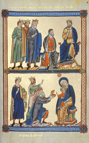 Lot 1420, Auction  119, Psautier d'Ingeburge de Danemark, Ingeborg Psalter