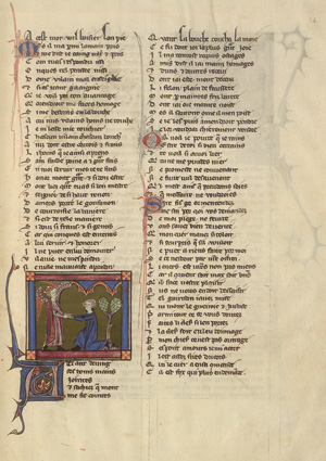 Lot 1421, Auction  119, Rosenroman des Berthaud d'Achy, Der, Codex urbinatus latinus 376