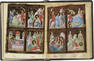 Lot 1459, Auction  119, Menologion bizantino de Oxford, Ms. Gr. th. f. 1 der Bodleian Bibliothek in Oxford